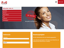 Tablet Screenshot of f-g-personal.de